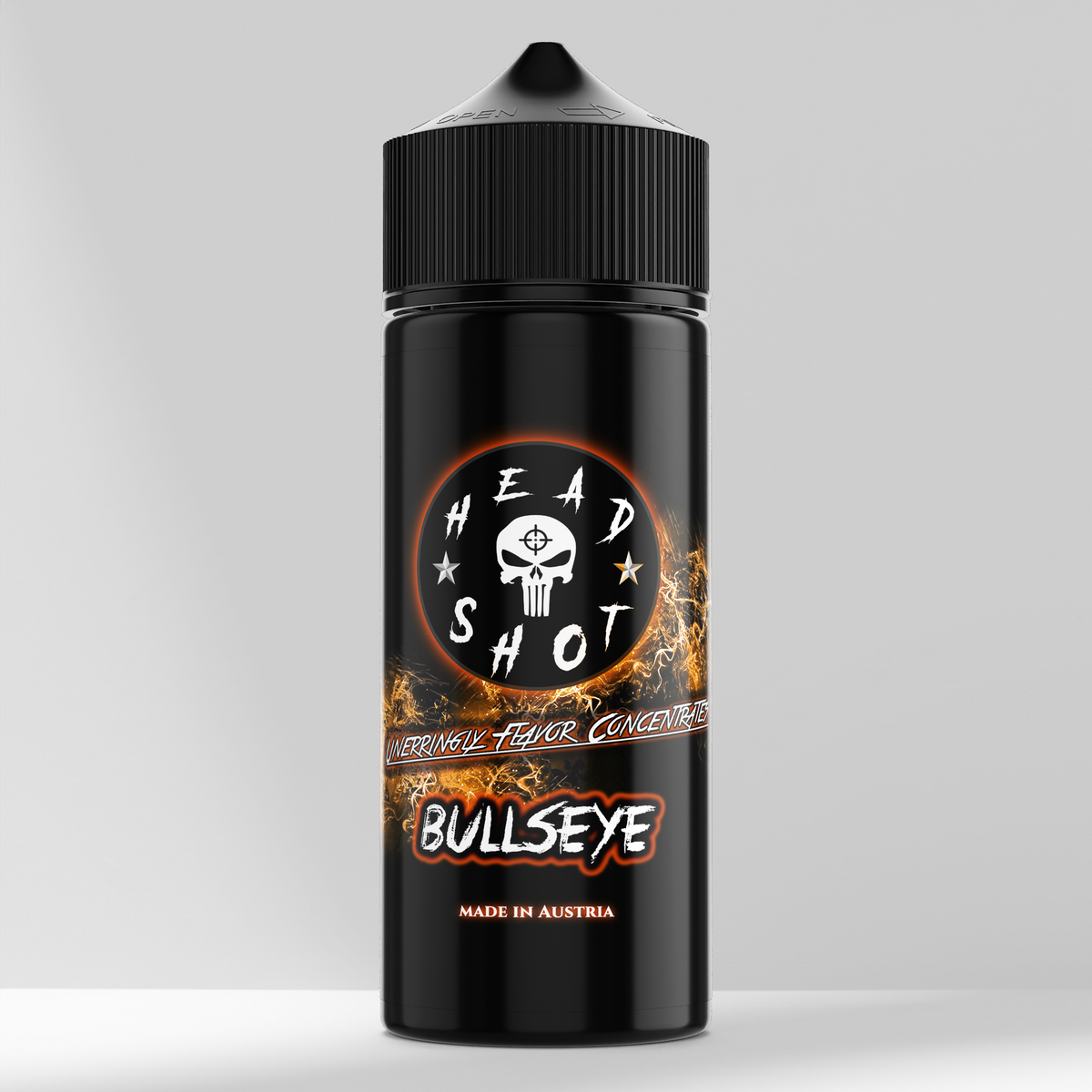BULLSEYE Premium-Aroma Flasche 10ml HEADSHOT RGNCY